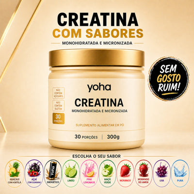 Creatina Gourmet 300g - Monohidratada - Yoha