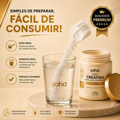 Creatina Gourmet 300g - Monohidratada - Yoha