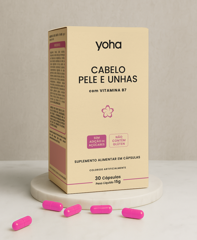 CABELO,PELE E UNHA 30 cápsulas