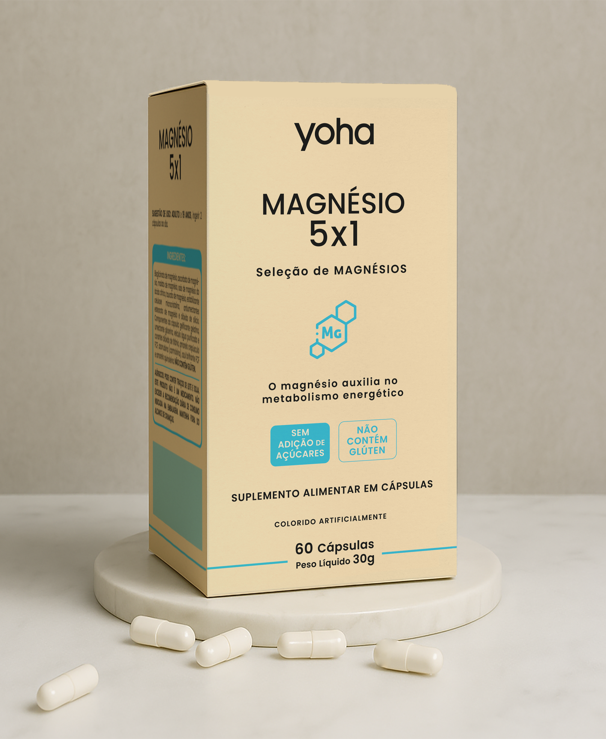 MAGNÉSIO 5X1 60 capsulas
