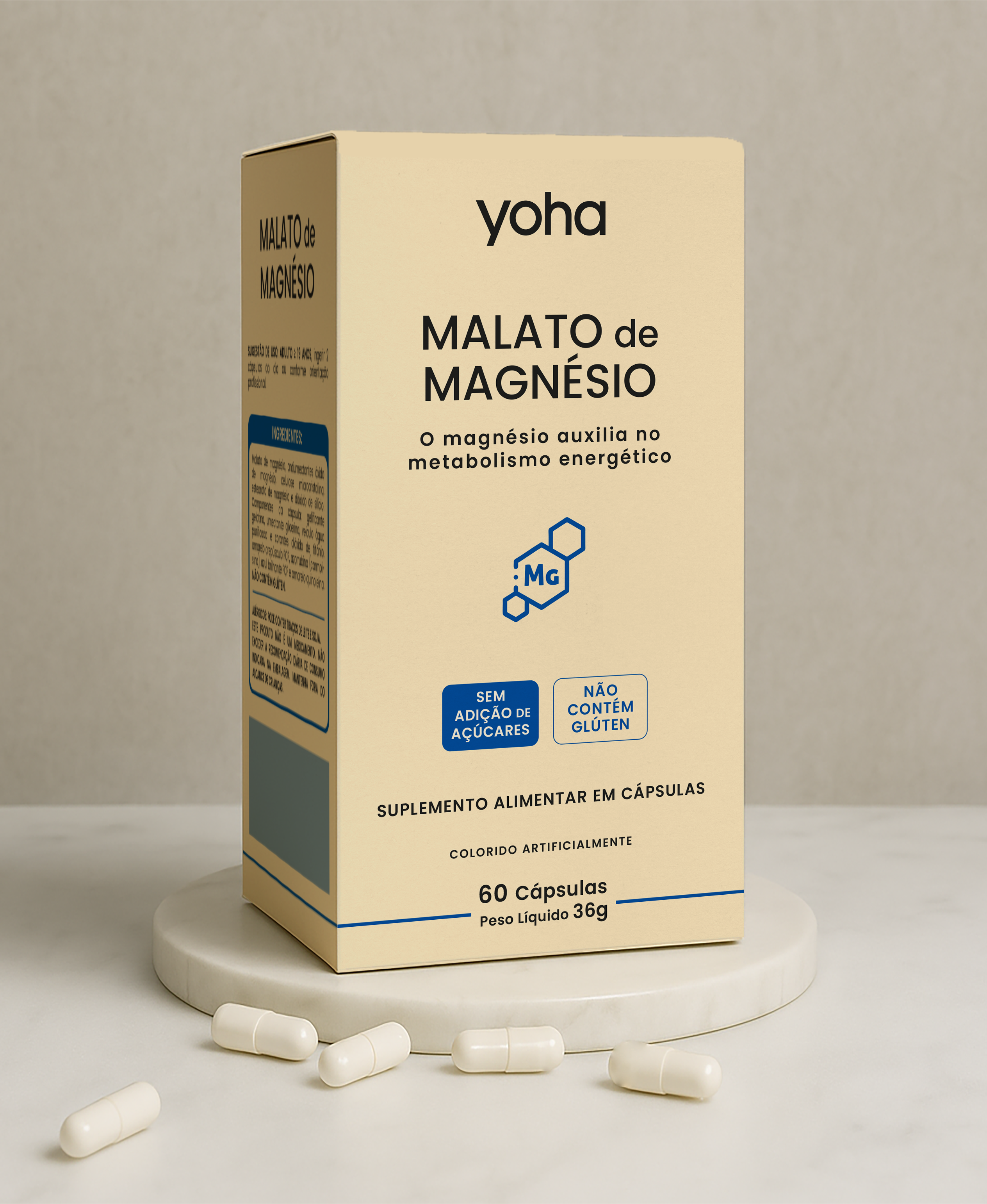 MALATO DE MAGNÉSIO 60 cápsulas