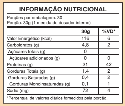 Tabela Nutricional