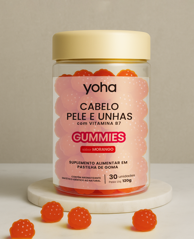 Cabelo Pele e Unhas Gummies