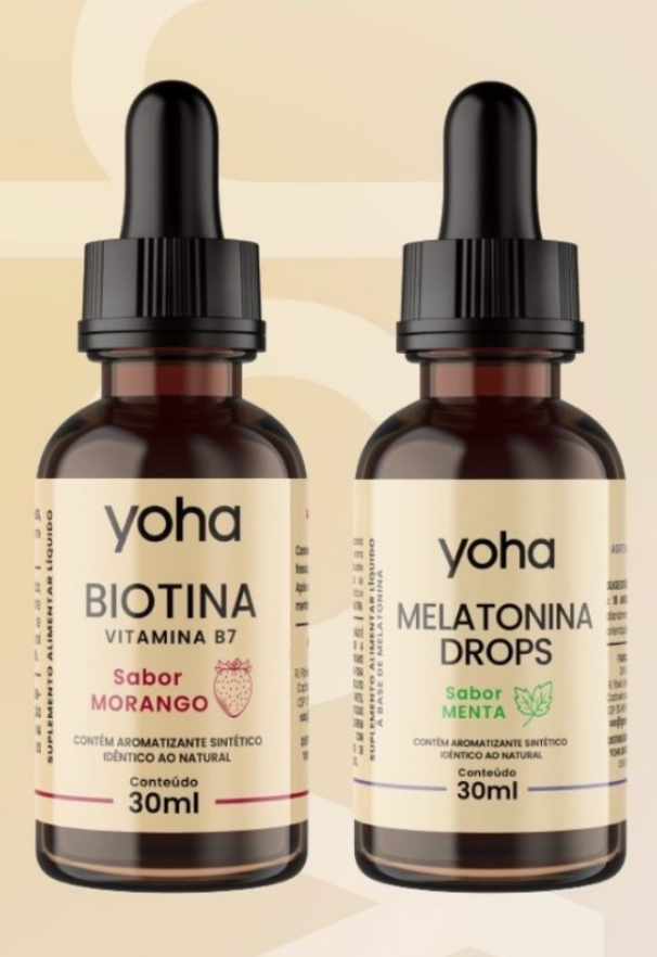 Kit Biotina + Melatonina Gotas