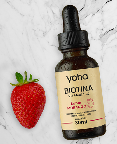 BIOTINA MORANGO 30ml 600 doses