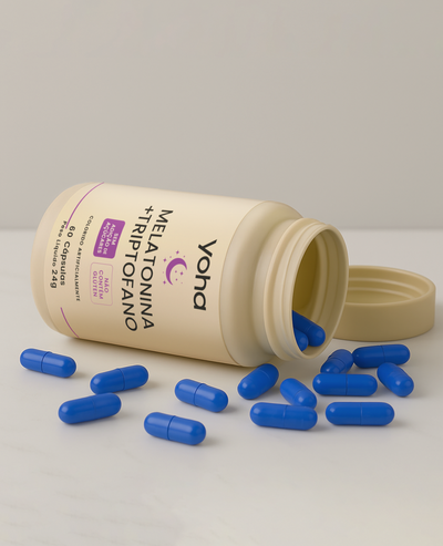 MELATONINA + TRIPTOFANO 60 capsulas