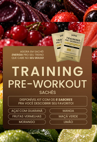 Kit Training Pre-Workout Yoha 6 sabores por R$ 1
