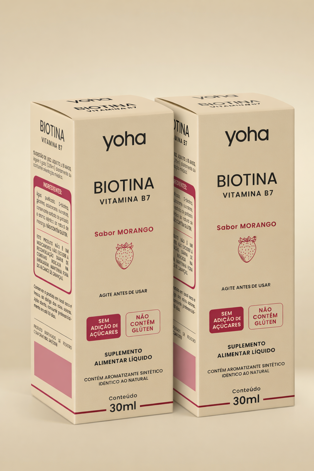 Kit Dupla Biotina Morango