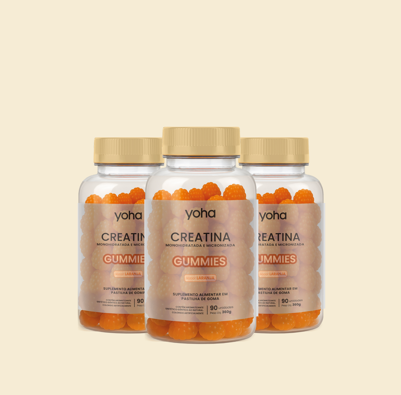 Kit Gummie Creatina Tripla