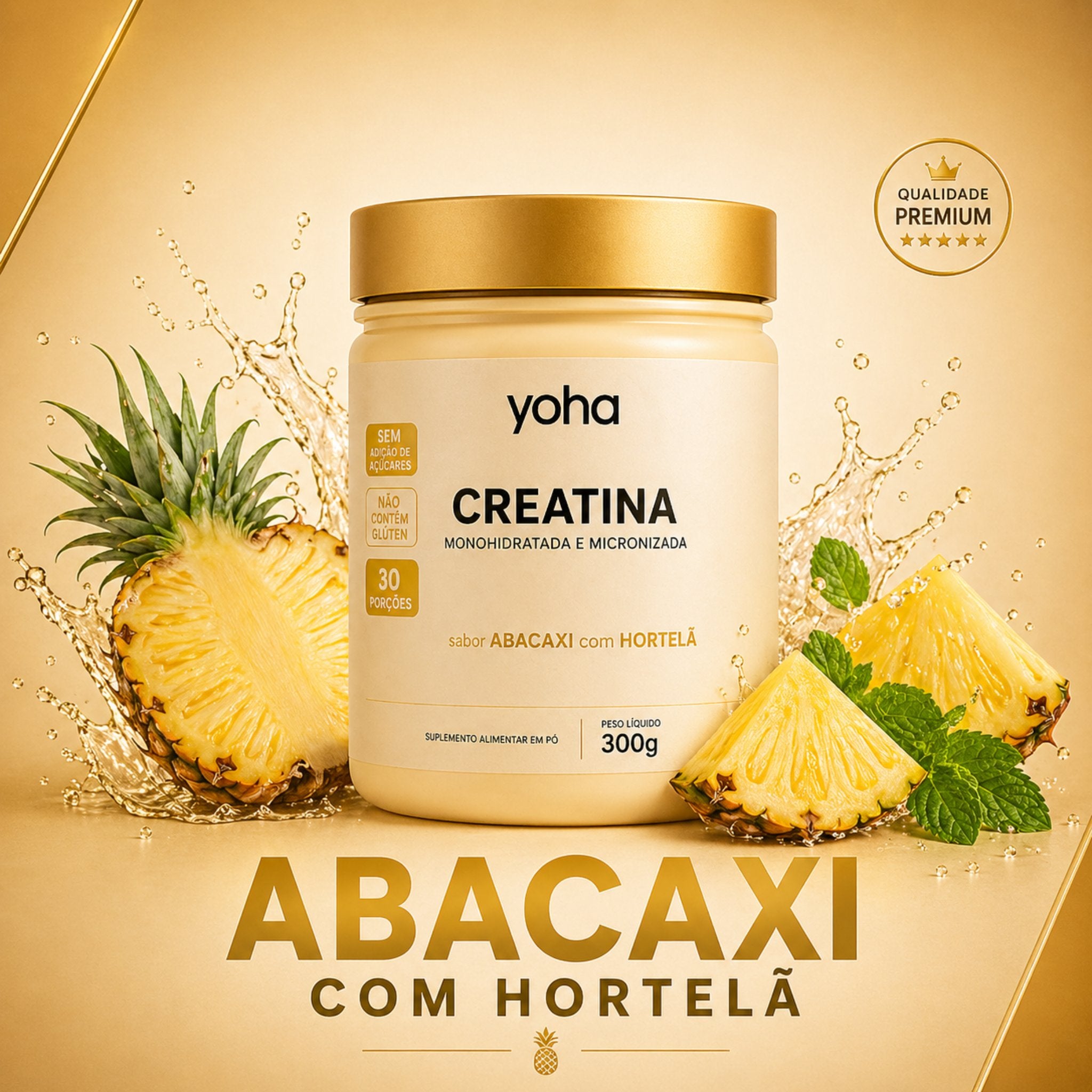 Creatina Gourmet 300g - Monohidratada - Yoha