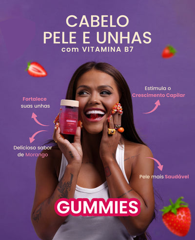 Cabelo Pele e Unhas Gummies