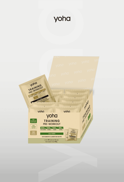 Training Pre-Workout Yoha 20 Sachês - Sabores
