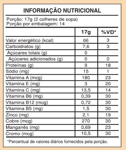 Tabela Nutricional