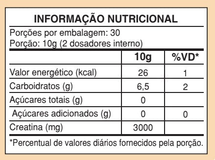 Tabela Nutricional