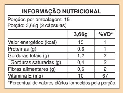Tabela Nutricional