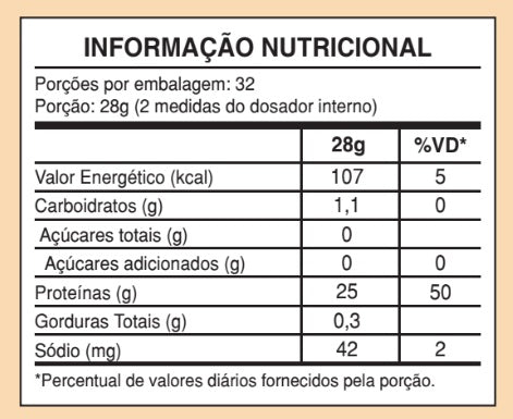 Tabela Nutricional