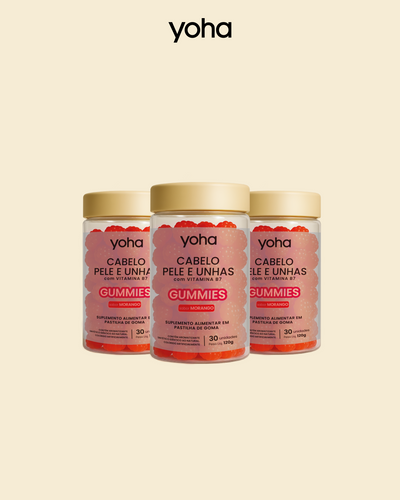 Kit Trio Gummie Cabelo, Pele e Unha